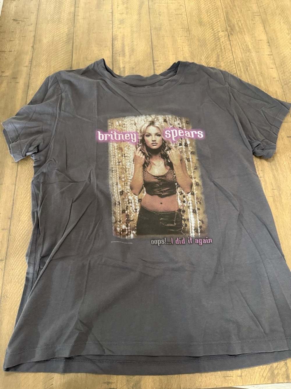 Abercrombie & Fitch Charcoal Britney Spears Graphic Tee